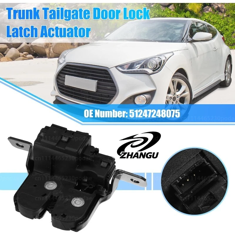 ZHANGU BRAND NEW New Tailgate Boot Lid Trunk Lock Latch Actuator 7248075 51247248075 For BMW 1 Series F20 / F21 I3
ZHANGU BRAND NEW New Tailgate Boot Lid Trunk Lock Latch Actuator 7248075 51247248075 For BMW 1 Series F20 / F21 I3
