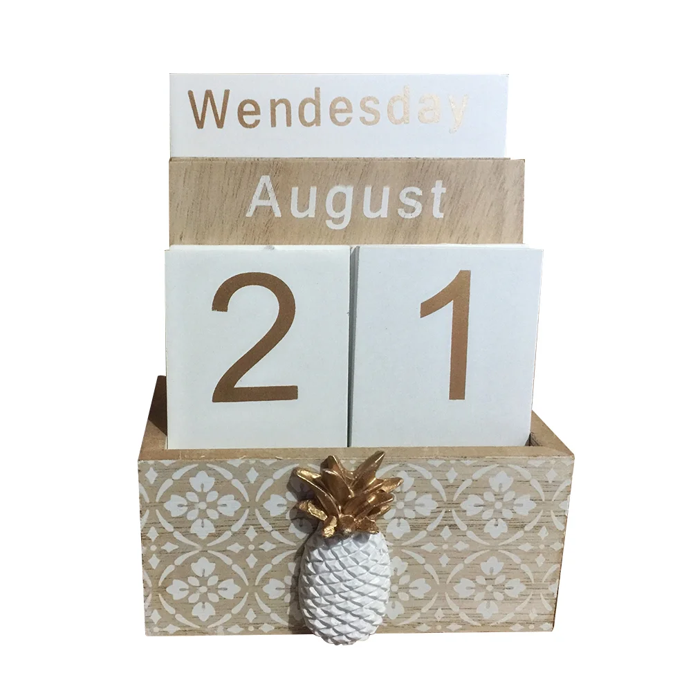 Vintage Decor Home Decoration Calendar Wooden Crafts Desk Dining Table Work Office
Vintage Decor Home Decoration Calendar Wooden Crafts Desk Dining Table Work Office