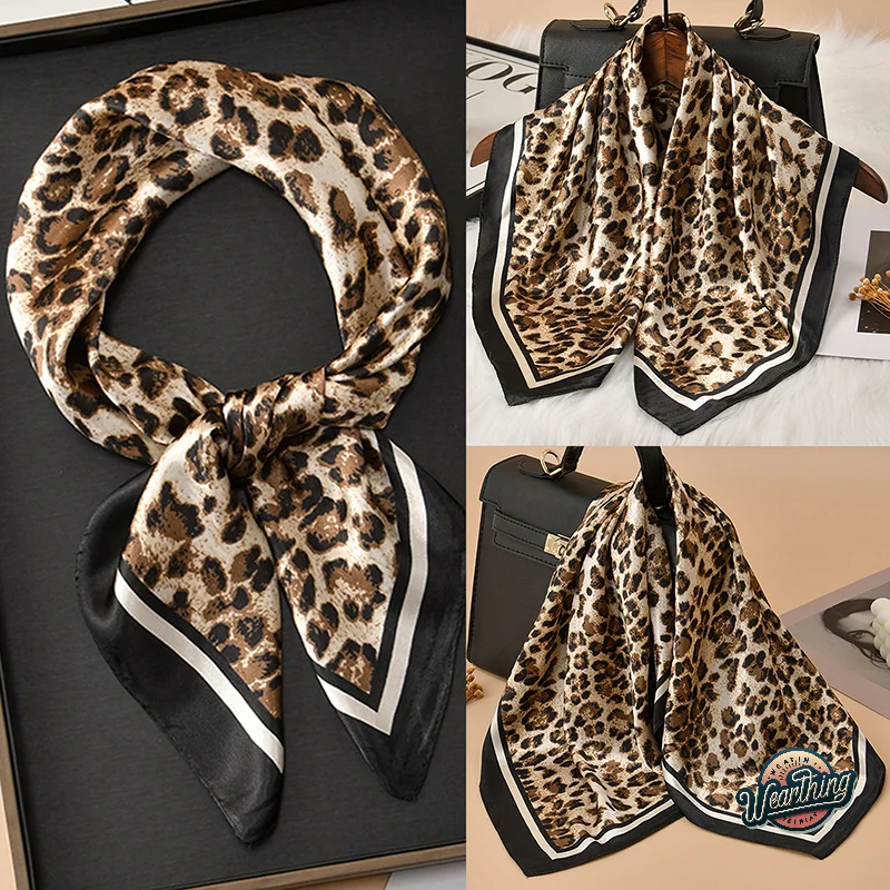 Leopard Print Color Diced Printed Square Towel 60cm Spring Autumn Fashion Versatile And High-quality Shawl Head Towel For Women
Leopard Print Color Diced Printed Square Towel 60cm Spring Autumn Fashion Versatile And High-quality Shawl Head Towel For Women