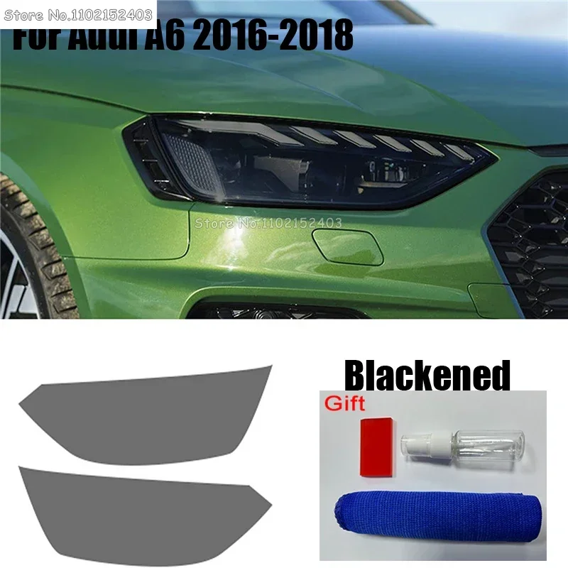 Car Headlights Tint Black/Transparent TPU Light Protective Film Sticker Precut For Audi A6 2016-2021 Protection Accessories 2Pcs
Car Headlights Tint Black/Transparent TPU Light Protective Film Sticker Precut For Audi A6 2016-2021 Protection Accessories 2Pcs