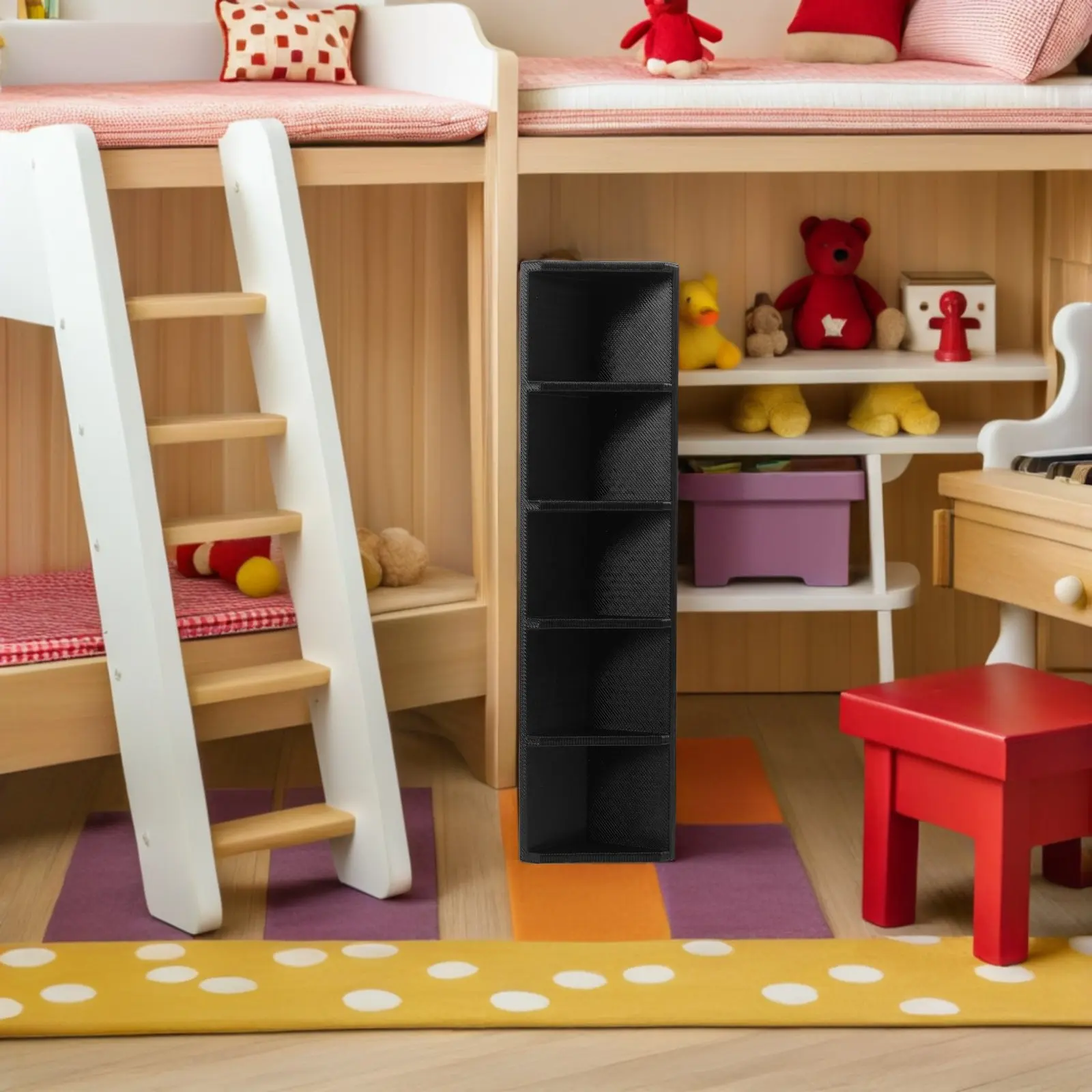 2Pcs Miniature Living Room Cabinet 1:12 Multi Layer Corner Display Storage Shelf Modern Triangular Design Black Dollhouse
2Pcs Miniature Living Room Cabinet 1:12 Multi Layer Corner Display Storage Shelf Modern Triangular Design Black Dollhouse