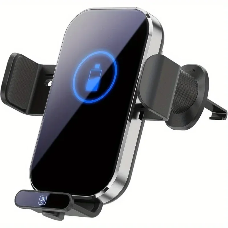 Car phone automatic clamping holder wireless charger, 15W/10W/7.5W, dashboard automatic ventilation windshield phone holder
Car phone automatic clamping holder wireless charger, 15W/10W/7.5W, dashboard automatic ventilation windshield phone holder