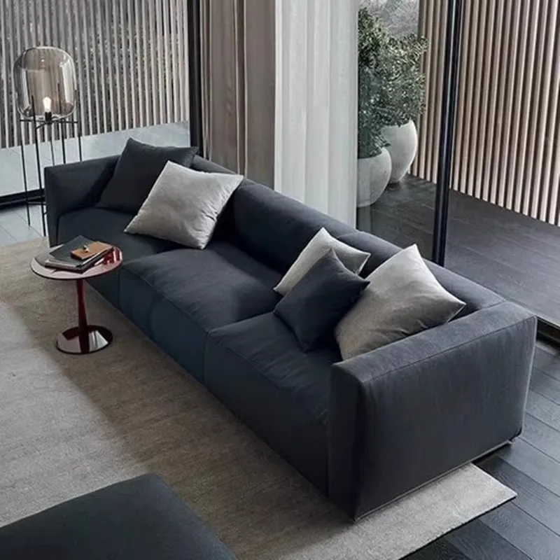 Italian minimalist designer small apartment fabric sofa living room model room lazy casual three-person four-seater latex
Italian minimalist designer small apartment fabric sofa living room model room lazy casual three-person four-seater latex