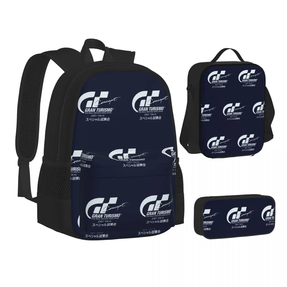 Gran Turismo P R E M I U M Backpacks Boys Girls Bookbag Children School Bags Kids Rucksack Lunch Bag Pen Bag Three-Piece Set
Gran Turismo P R E M I U M Backpacks Boys Girls Bookbag Children School Bags Kids Rucksack Lunch Bag Pen Bag Three-Piece Set