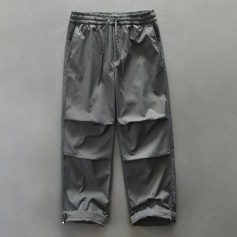 Outdoor Elastic Waist Wide Leg Loose Straight Pants for Men Japan Vintage Casual Workwear Trousers with Adjustable Leg Plus Size
Outdoor Elastic Waist Wide Leg Loose Straight Pants for Men Japan Vintage Casual Workwear Trousers with Adjustable Leg Plus Size