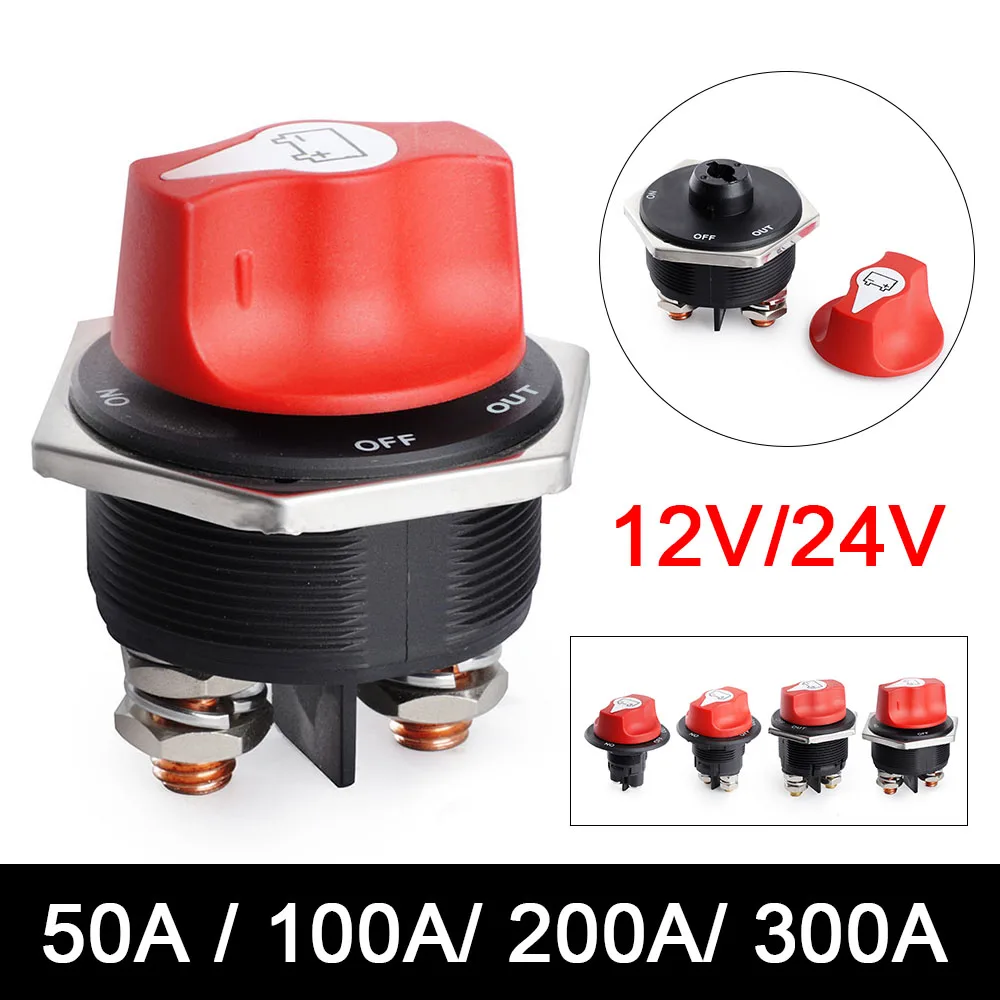 50A 100A 200A 300A DC12V Battery Cut Off Disconnect Isolator Switch Kit For Car Motorcycle Boat ATV Auto Circuit Safety Breaker
50A 100A 200A 300A DC12V Battery Cut Off Disconnect Isolator Switch Kit For Car Motorcycle Boat ATV Auto Circuit Safety Breaker