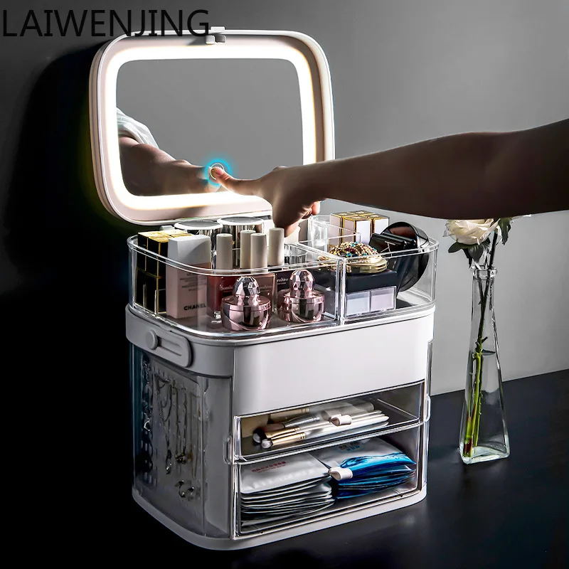 SGF Qixi Festival Makeup Mirror Jewelry Shelf Multifunctional Storage Box with Lid
SGF Qixi Festival Makeup Mirror Jewelry Shelf Multifunctional Storage Box with Lid