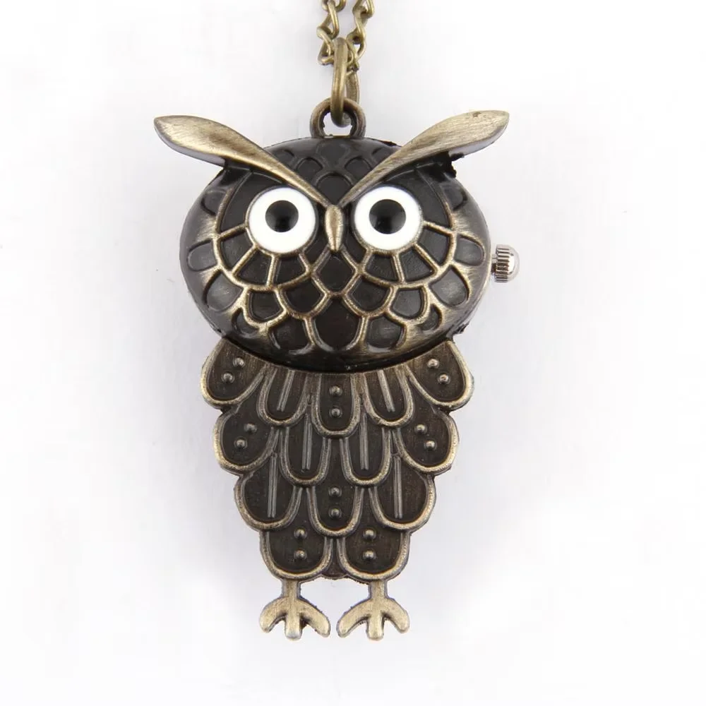 6029Jewelry retro court cute Korean version of the owl pocket watch necklace table fashion wall charts
6029Jewelry retro court cute Korean version of the owl pocket watch necklace table fashion wall charts