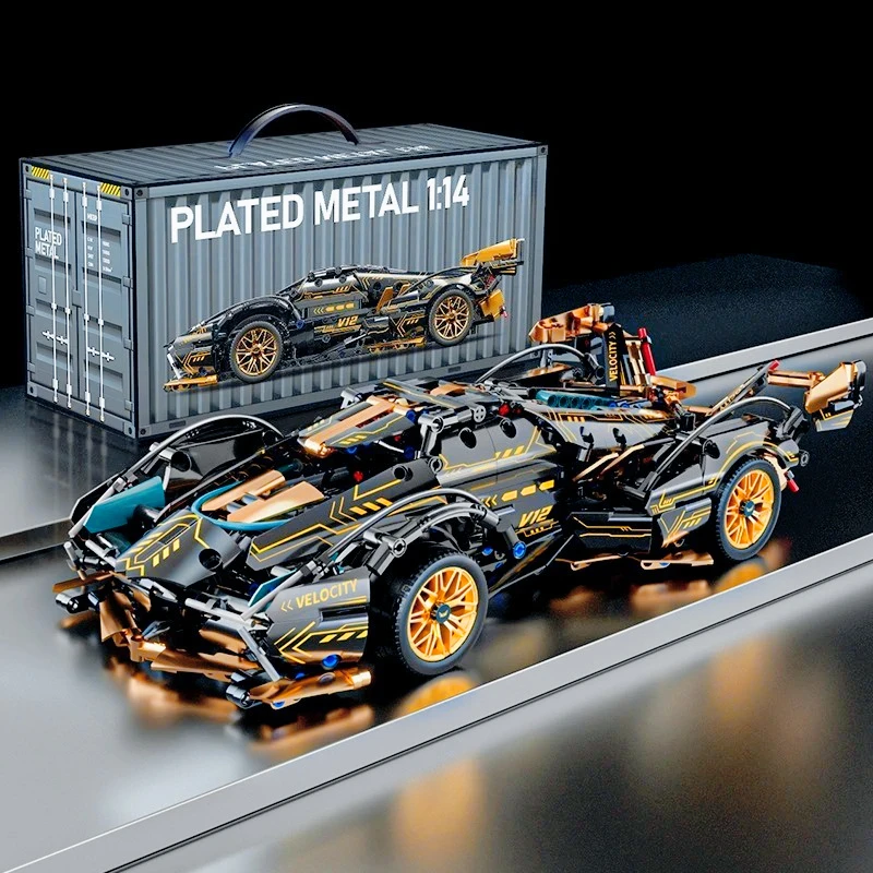 Интерактивный черный V12 Block Roadster RC Tech Racer DIY Сборочный набор 1:14 Модель автомобиля Игрушка
Интерактивный черный V12 Block Roadster RC Tech Racer DIY Сборочный набор 1:14 Модель автомобиля Игрушка