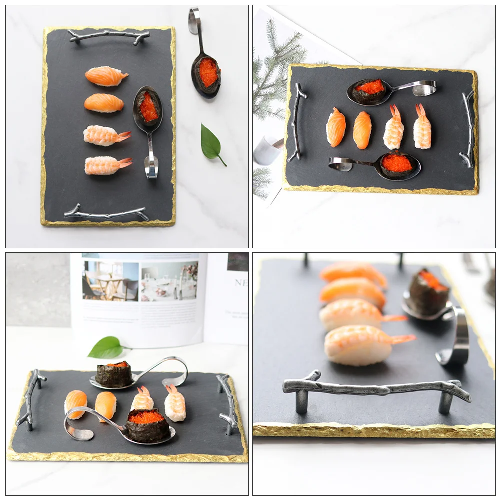 Premium Food Tray with Handles Rectangular Pottery Serving Platter Snack Dessert Party Buffet Tray for Outdoor
Premium Food Tray with Handles Rectangular Pottery Serving Platter Snack Dessert Party Buffet Tray for Outdoor