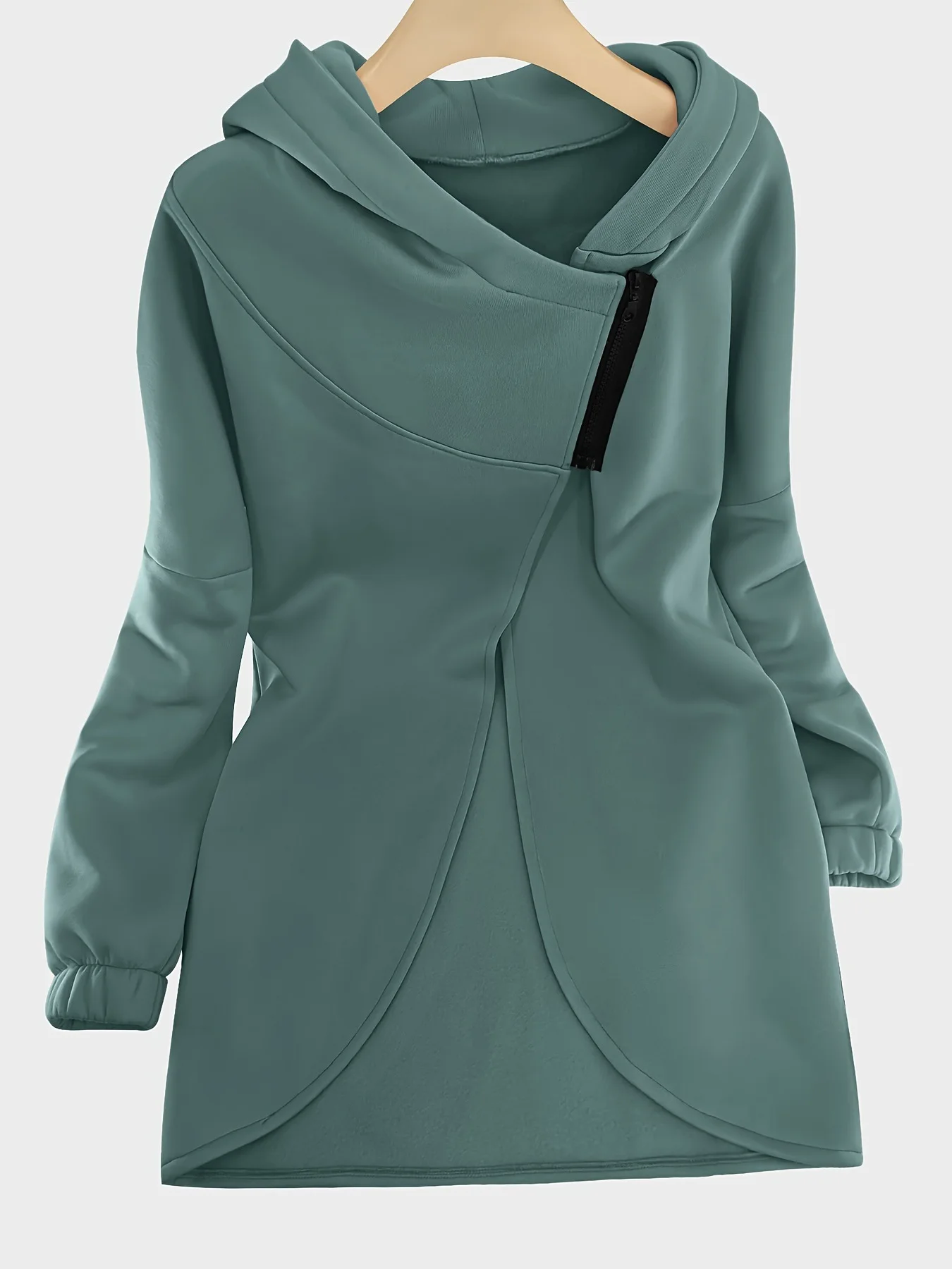 Fashion Oversize Hooded Sweatshirt 2026 Autumn Solid color Jackets Zipper Spliced Long Sleeves Thick Loose Warm Women's Clothing
Fashion Oversize Hooded Sweatshirt 2026 Autumn Solid color Jackets Zipper Spliced Long Sleeves Thick Loose Warm Women's Clothing