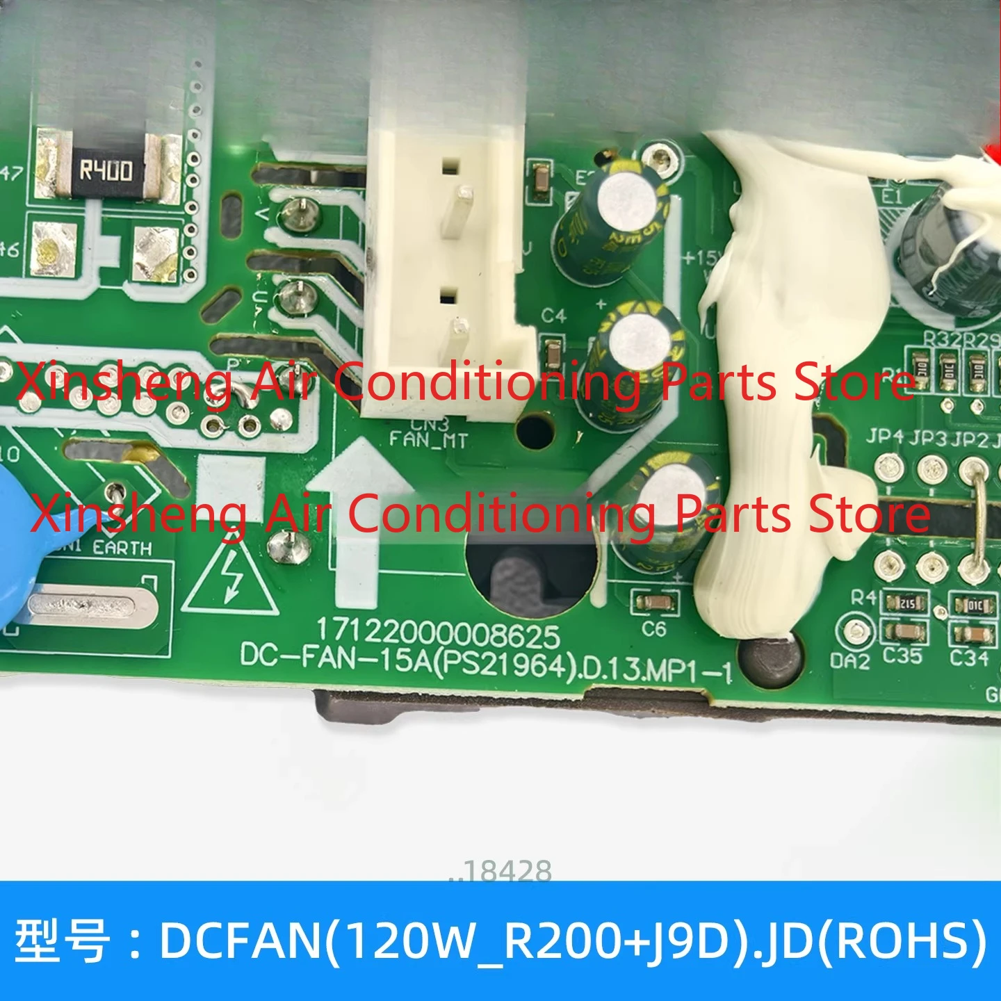 Suitable for Midea inverter air conditioner fan module 17122000008625 DC-Fan-15A (PS21869)
Suitable for Midea inverter air conditioner fan module 17122000008625 DC-Fan-15A (PS21869)