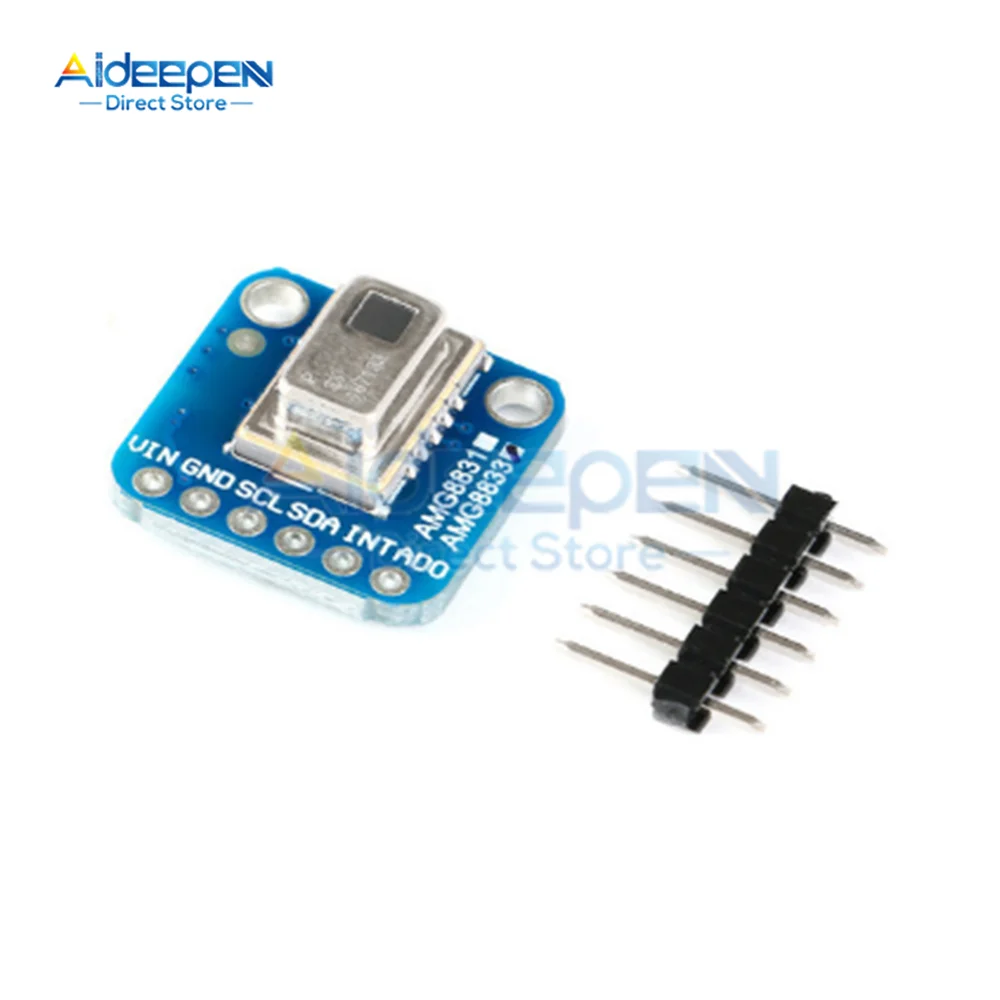 AMG8833 IR 8x8 Thermal Imager Array Temperature Sensor Module For Raspberry Pi
AMG8833 IR 8x8 Thermal Imager Array Temperature Sensor Module For Raspberry Pi