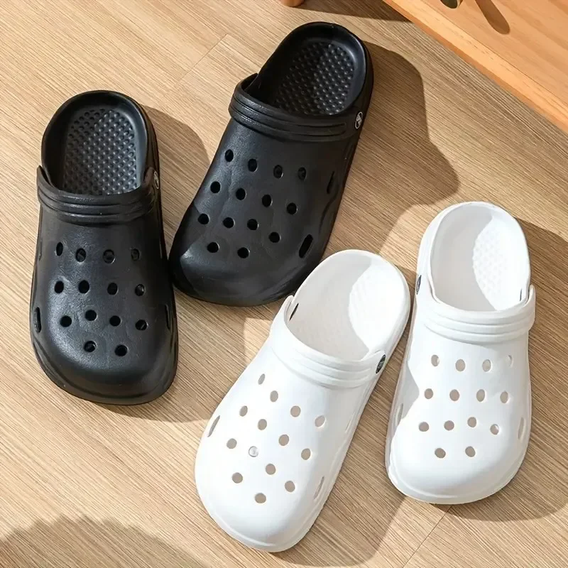 Lightweight Anti Slip Soft Sole EVA Sandals, Closed Toe Hollow Out Women Clogs for Garden & Beach Daily Wear
Lightweight Anti Slip Soft Sole EVA Sandals, Closed Toe Hollow Out Women Clogs for Garden & Beach Daily Wear