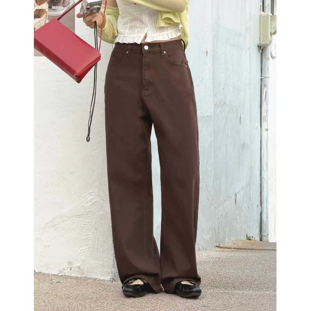 Chic Retro Mermaid Straight Leg Wide Leg Pants Slimming Loose Jeans Women's Summer New Style Versatile Ladies' Denim Trousers
Chic Retro Mermaid Straight Leg Wide Leg Pants Slimming Loose Jeans Women's Summer New Style Versatile Ladies' Denim Trousers