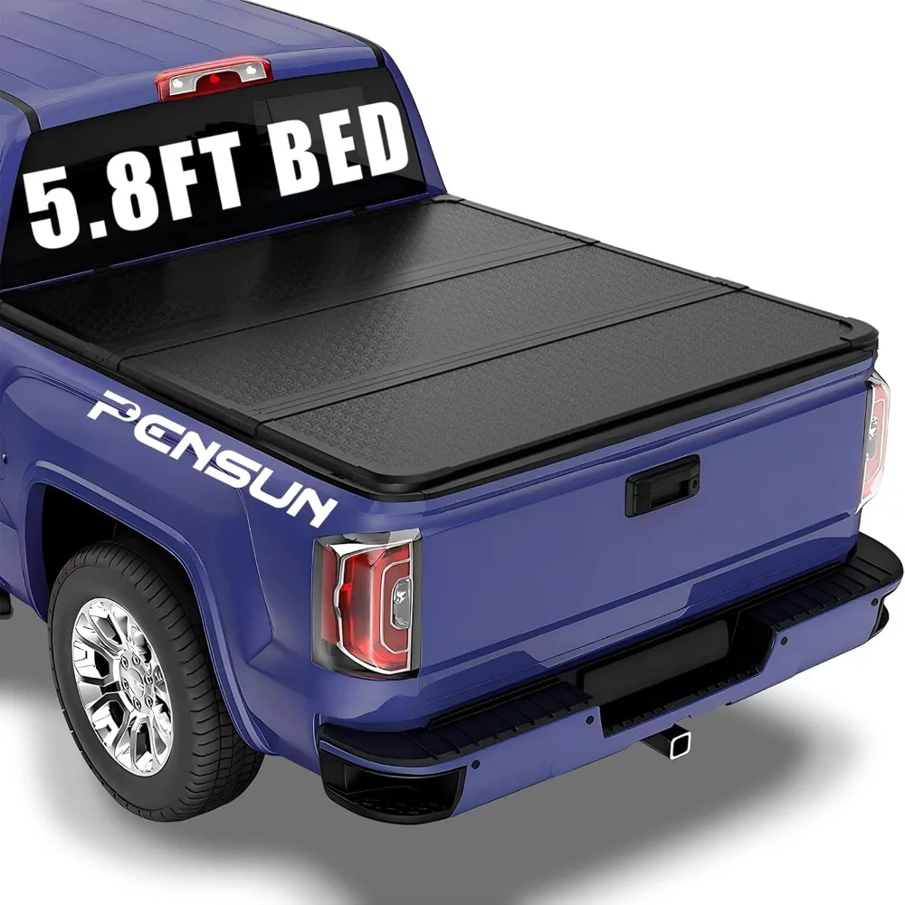 3-складной жесткий чехол для грузовика, подходит для Chevy Silverado/GMC Sierra 1500 2019-2025 годов, чехол для пикапа
3-складной жесткий чехол для грузовика, подходит для Chevy Silverado/GMC Sierra 1500 2019-2025 годов, чехол для пикапа