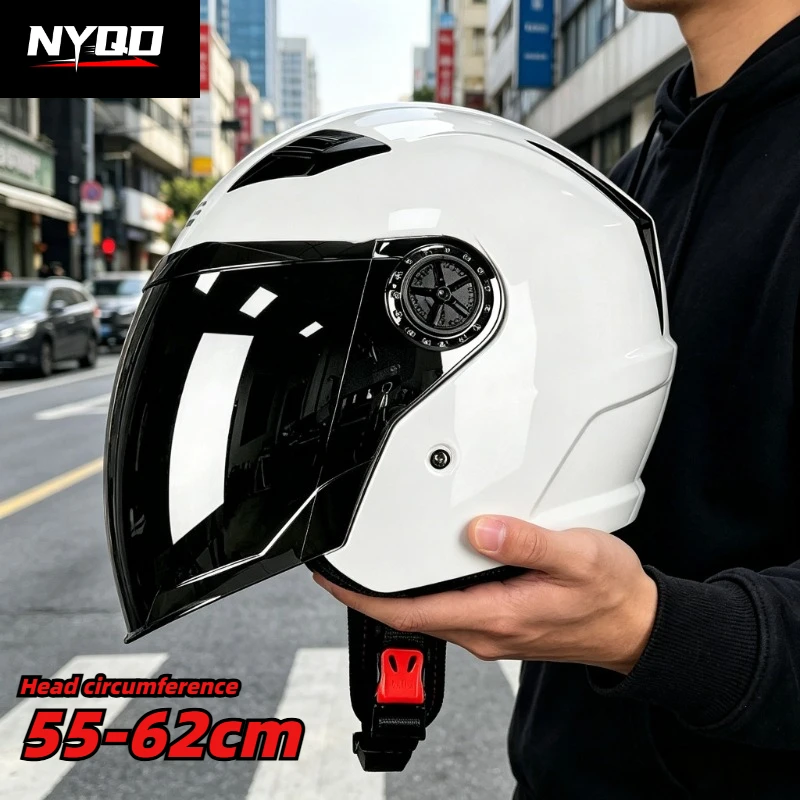 QiKe 3/4 Motorcycle Helmet ABS Shell All-Season Scooter Riding Safety Cap
QiKe 3/4 Motorcycle Helmet ABS Shell All-Season Scooter Riding Safety Cap