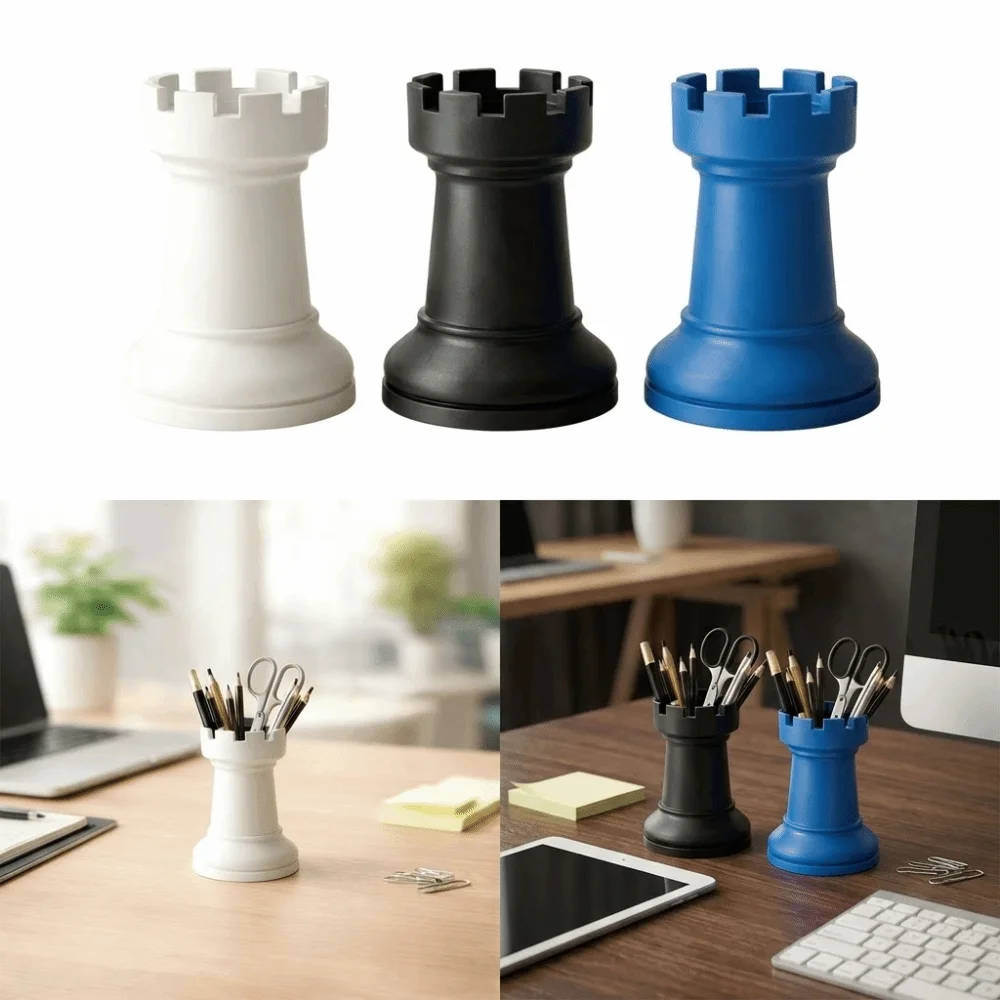 Storage Plastic Chess-Themed Pen Holder Portable Multi-function Cosmetic Organizer Creative Pen Holder Home
Storage Plastic Chess-Themed Pen Holder Portable Multi-function Cosmetic Organizer Creative Pen Holder Home