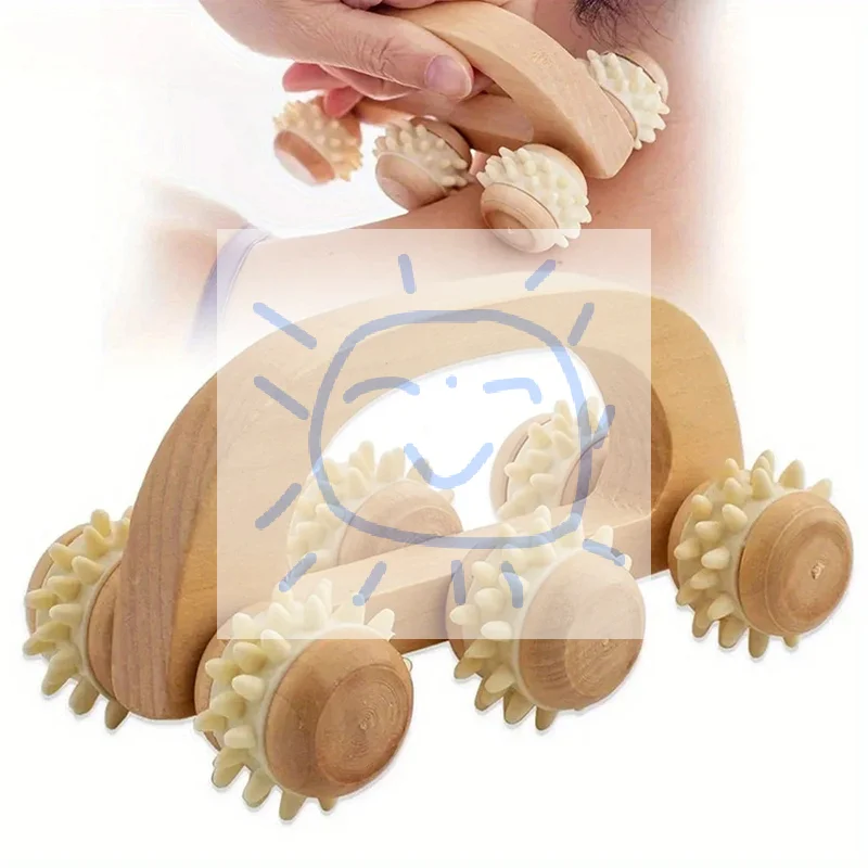 Wooden Massage Roller Tool, Manual Wooden Massager, Wood Back Massage Roller For Neck Leg Back Deep Tissue Muscle Massage
Wooden Massage Roller Tool, Manual Wooden Massager, Wood Back Massage Roller For Neck Leg Back Deep Tissue Muscle Massage