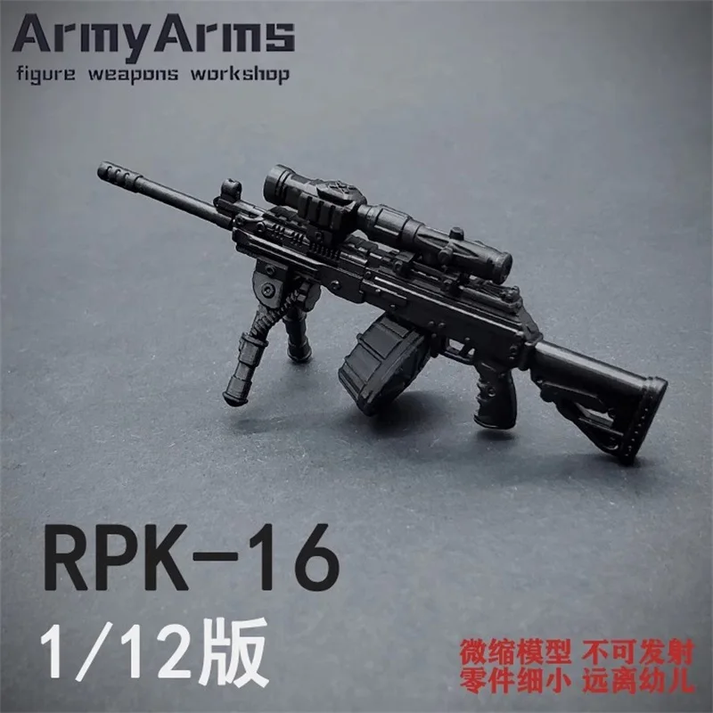 ArmyArms 1/12 Soldier Accessories 7.5CM RPK-16 Machine Gun Weapon Assemble Plastic Model Toy Fit 6'' Action Figure In Stock
ArmyArms 1/12 Soldier Accessories 7.5CM RPK-16 Machine Gun Weapon Assemble Plastic Model Toy Fit 6'' Action Figure In Stock