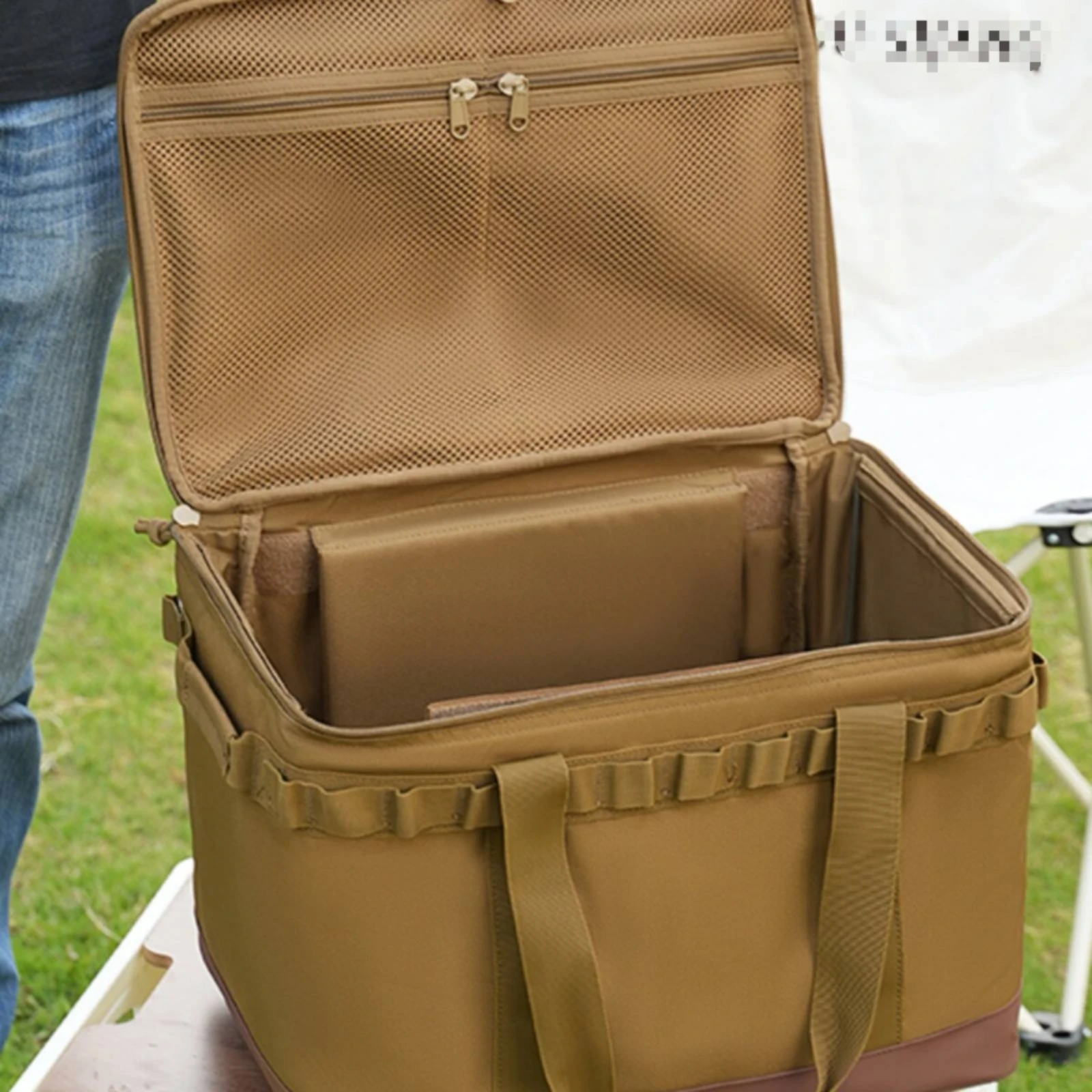 Camping Gear Bag Padded Travel Gear Bag Compartment Dividers Front Strap Strap Feature
Camping Gear Bag Padded Travel Gear Bag Compartment Dividers Front Strap Strap Feature