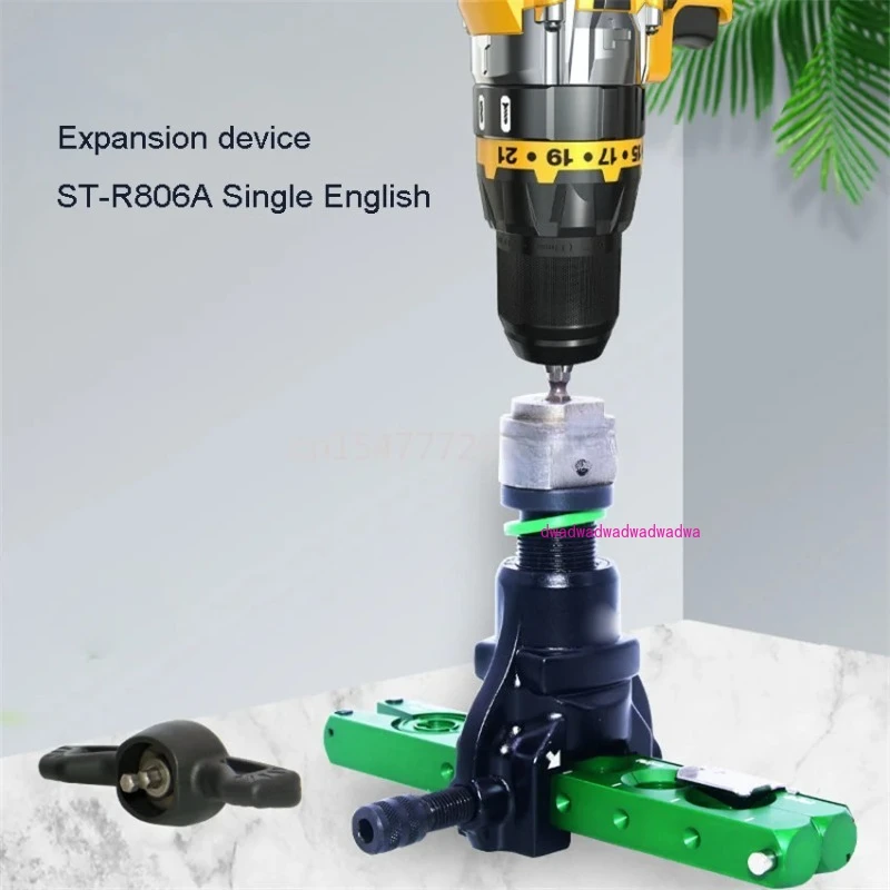 ST-R806A Expander Ratchet Hand Electric Dual purpose Eccentric Aluminum Alloy Expander Tube 1/4, 3/8, 1/2, 5/8, 3/4
ST-R806A Expander Ratchet Hand Electric Dual purpose Eccentric Aluminum Alloy Expander Tube 1/4, 3/8, 1/2, 5/8, 3/4