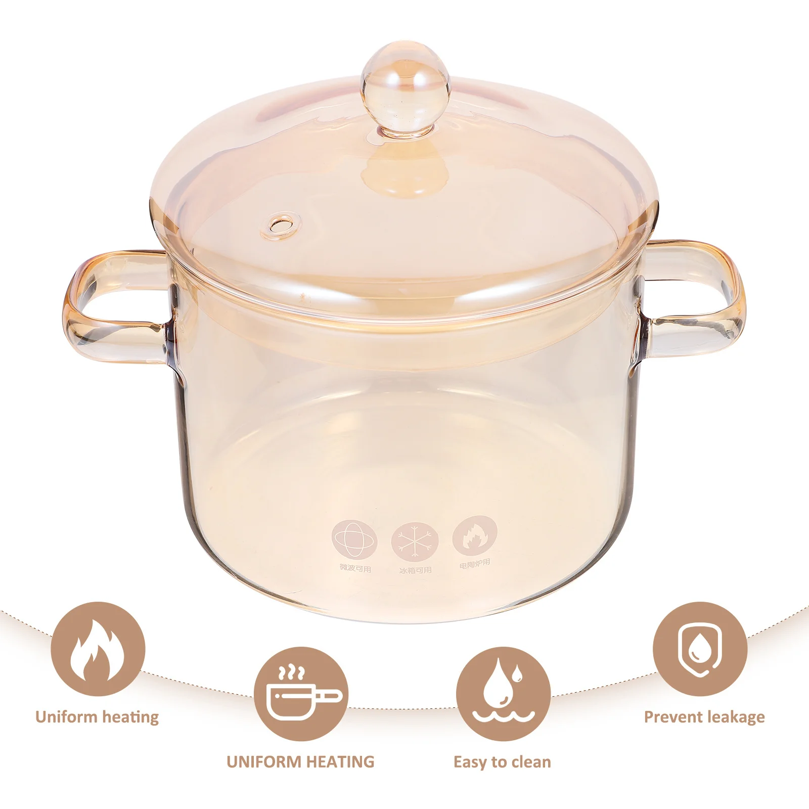 Double Handle Clear Glass Cooking Pot Heat Resistant Borosilicate Soup Stew Noodle Pot Kitchen Cookware Cooking Pots with Lids
Double Handle Clear Glass Cooking Pot Heat Resistant Borosilicate Soup Stew Noodle Pot Kitchen Cookware Cooking Pots with Lids