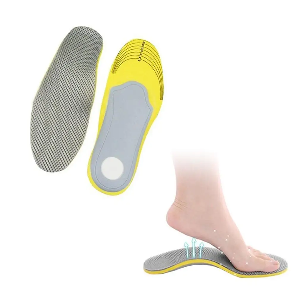 Orthopedic Insoles Breathable Cushion Yellow Pad High Support Shock Absorption Ergonomic Free Cut Fit Feet Comfort Men
Orthopedic Insoles Breathable Cushion Yellow Pad High Support Shock Absorption Ergonomic Free Cut Fit Feet Comfort Men