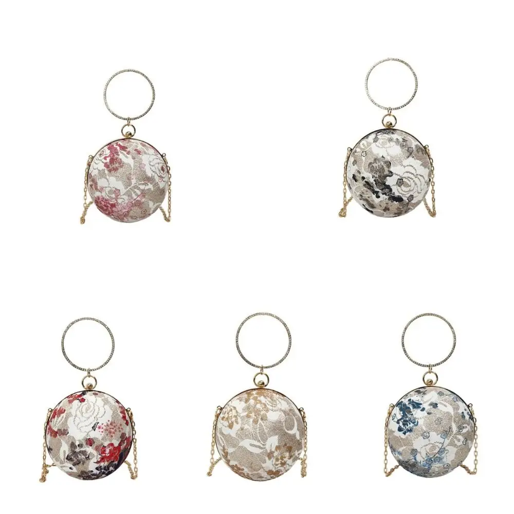 Элегантная сумка через плечо с вышивкой нитью в китайском стиле, круглая вечерняя сумка в форме шара, ручная сумка с ремешком-цепочкой для девочек
Элегантная сумка через плечо с вышивкой нитью в китайском стиле, круглая вечерняя сумка в форме шара, ручная сумка с ремешком-цепочкой для девочек