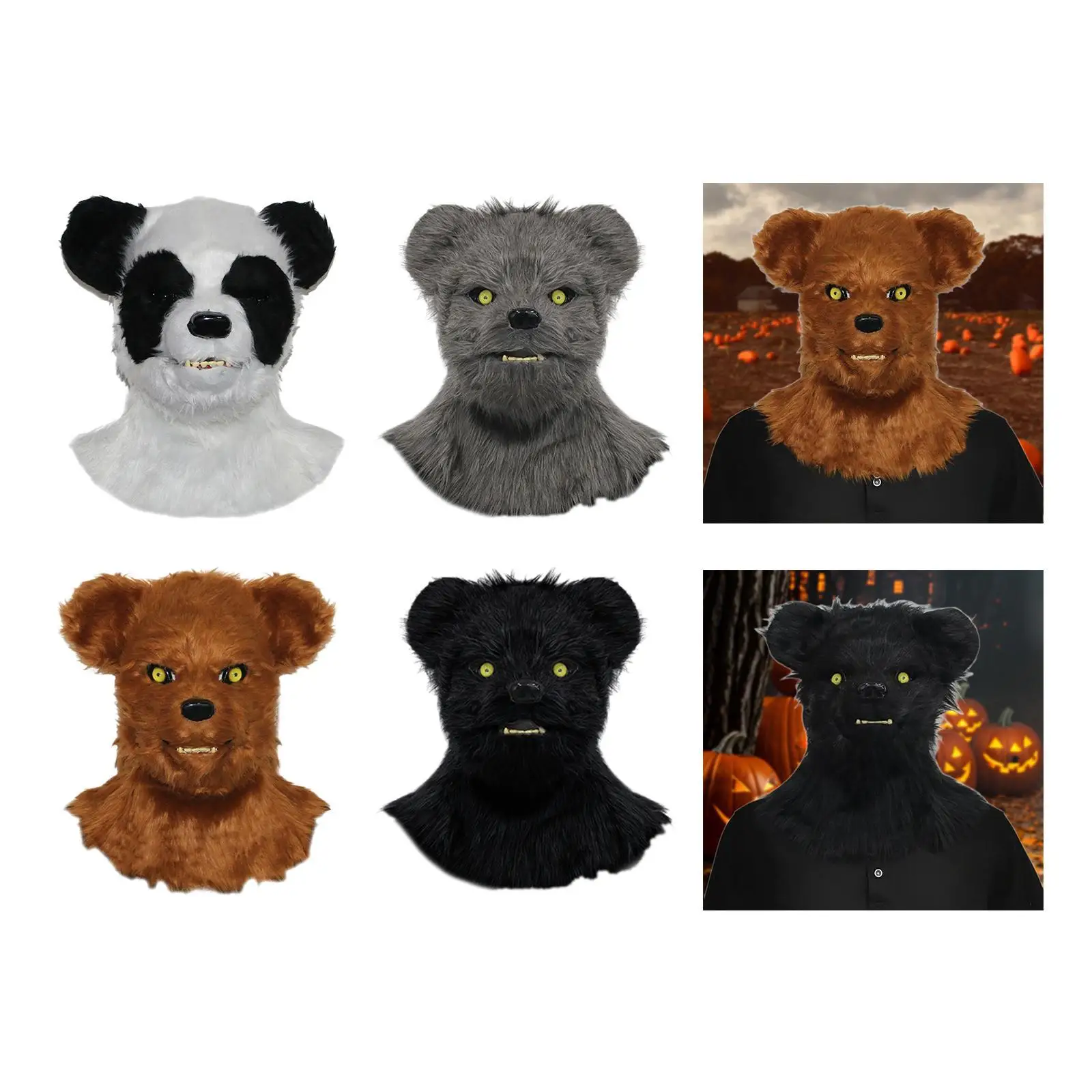 Маска с головой животного, маска на Хэллоуин для фестиваля, маскарада, ролевых игр
Маска с головой животного, маска на Хэллоуин для фестиваля, маскарада, ролевых игр