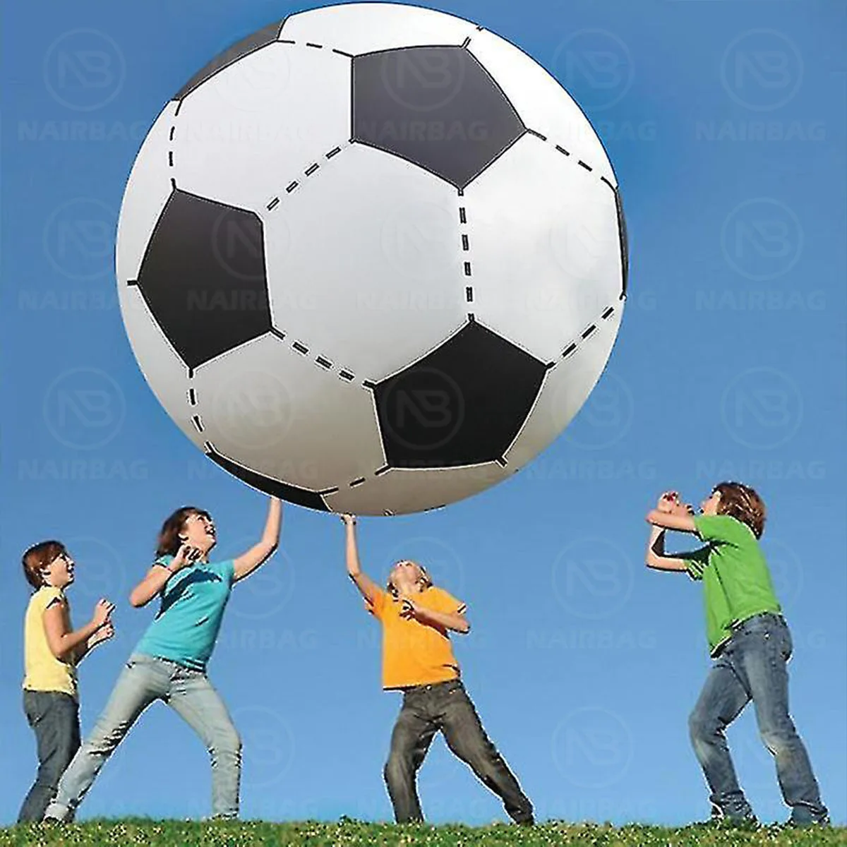 Human Size Inflatable Football Ball Kids Children Outdoor Play Games Giant Inflatable Large Soccer Beach Ball
Human Size Inflatable Football Ball Kids Children Outdoor Play Games Giant Inflatable Large Soccer Beach Ball