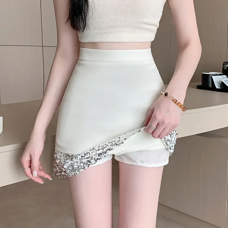 Tight Skirts for Women High Waist Black Patchwork Sequin Wrap Korean Style V Fashion Streetwear Summer 2025 Cheap Woman Skirt
Tight Skirts for Women High Waist Black Patchwork Sequin Wrap Korean Style V Fashion Streetwear Summer 2025 Cheap Woman Skirt