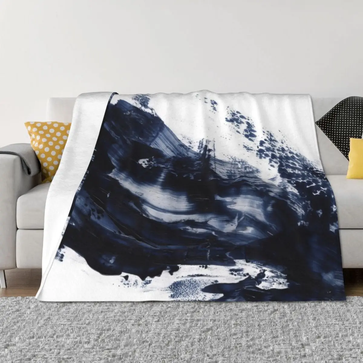 Navy Blue Gray Acrylic Abstract Painting- Horizontal Throw Blanket Luxury Throw Luxury St Plaid on the sofa manga Blankets
Navy Blue Gray Acrylic Abstract Painting- Horizontal Throw Blanket Luxury Throw Luxury St Plaid on the sofa manga Blankets