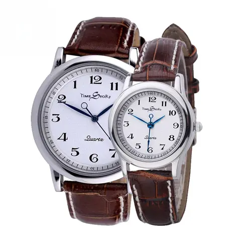 Couple Backwards Reverse Dial Watch for Men Women Quartz Watches New Design Ladies Simple Orologio Male Business Man Wristwatch