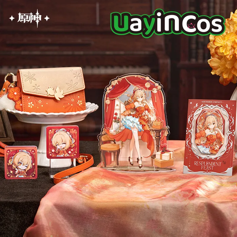 In Stock Original Genshin Impcat Yoimiya Resplendent Feast Series Stand Keychain Badge Cloth Folder Crossbody Card Bag Anime Gam
In Stock Original Genshin Impcat Yoimiya Resplendent Feast Series Stand Keychain Badge Cloth Folder Crossbody Card Bag Anime Gam