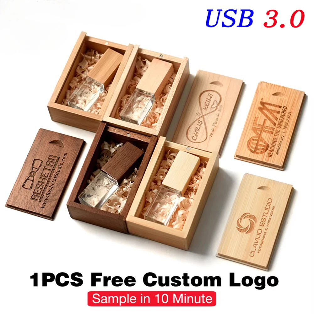 High Speed USB 3.0 Flash Drive Brown Wooden Crystal Maple 64GB 32GB 4GB Pen usb 128GB Free custom logo Wedding Photography Gifts
High Speed USB 3.0 Flash Drive Brown Wooden Crystal Maple 64GB 32GB 4GB Pen usb 128GB Free custom logo Wedding Photography Gifts