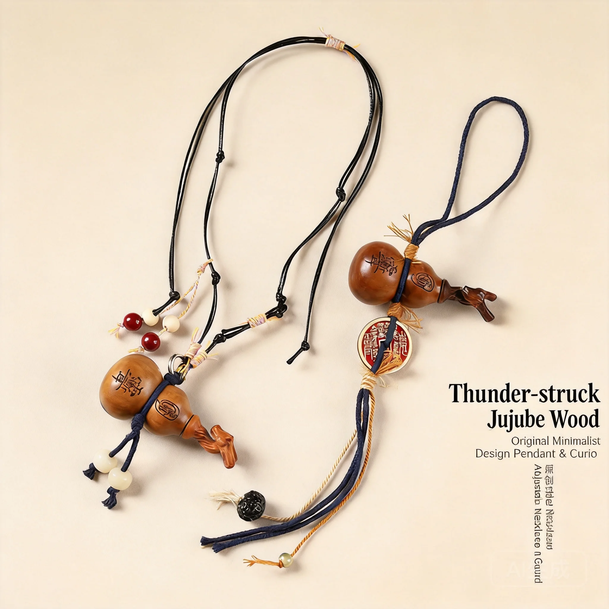 Chinese Style Lucky Thunder Struck Jujube Wood Gourd Hidden Sword Pendant Adjustable Necklace Mountain Ghost Coin Weathered Bodh
Chinese Style Lucky Thunder Struck Jujube Wood Gourd Hidden Sword Pendant Adjustable Necklace Mountain Ghost Coin Weathered Bodh