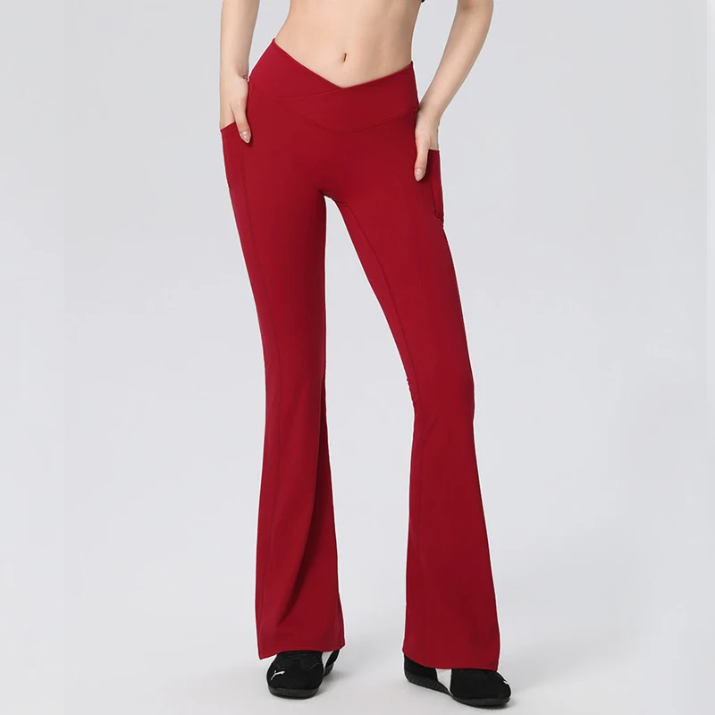 Women High Waist Yoga Pants Solid Color Slim Fit Bell-Bottoms Super Stretch Breathable Gym Trousers Female Workout Clothes
Women High Waist Yoga Pants Solid Color Slim Fit Bell-Bottoms Super Stretch Breathable Gym Trousers Female Workout Clothes