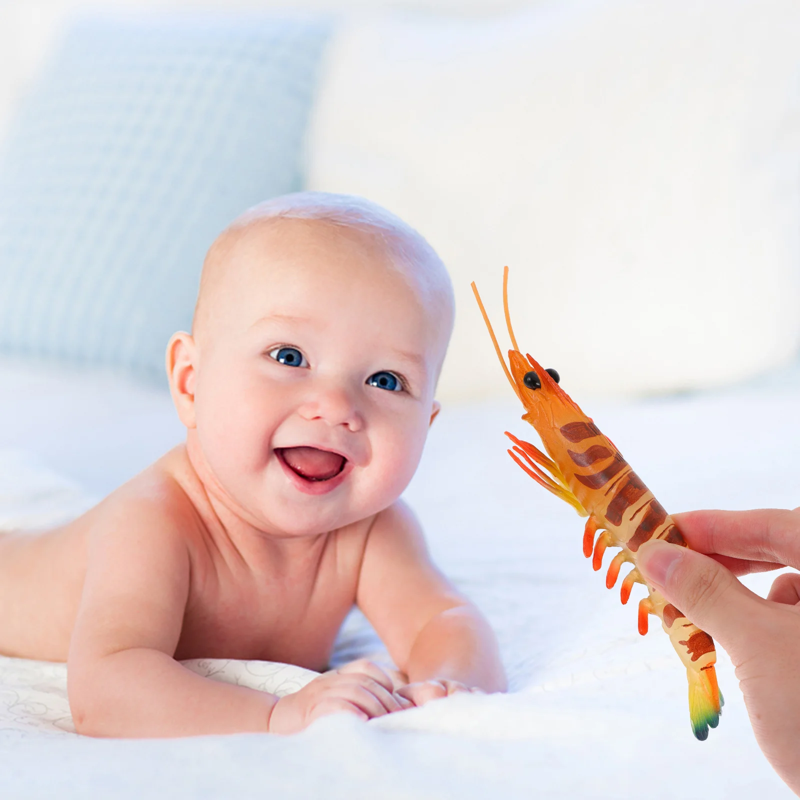 Simulation Shrimp Model Large Decoration Fake Marine Animal Kids Toys Models Figure Recognition Figurines
Simulation Shrimp Model Large Decoration Fake Marine Animal Kids Toys Models Figure Recognition Figurines