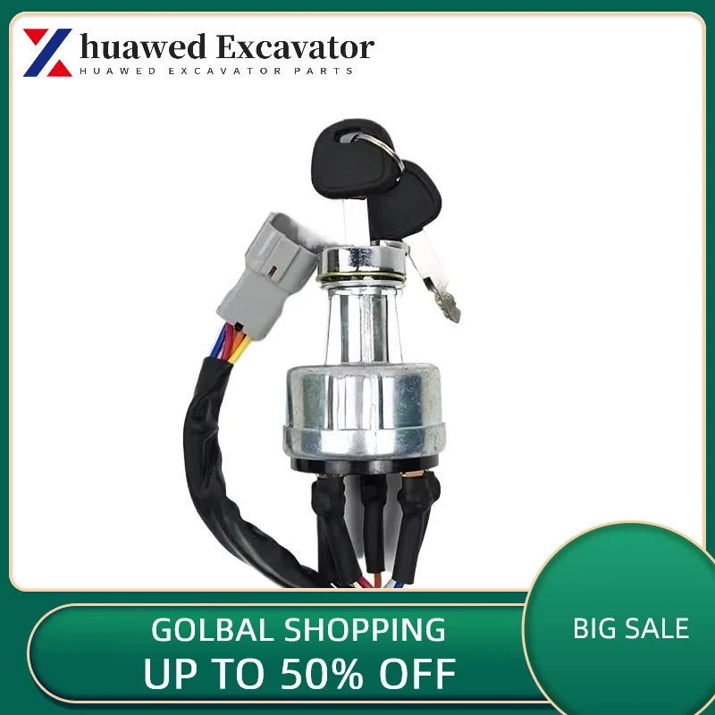 For Sany Excavator 55 65 75 135 215 235 Ignition Switch Start Switch Electric Door Lock Start Key
For Sany Excavator 55 65 75 135 215 235 Ignition Switch Start Switch Electric Door Lock Start Key