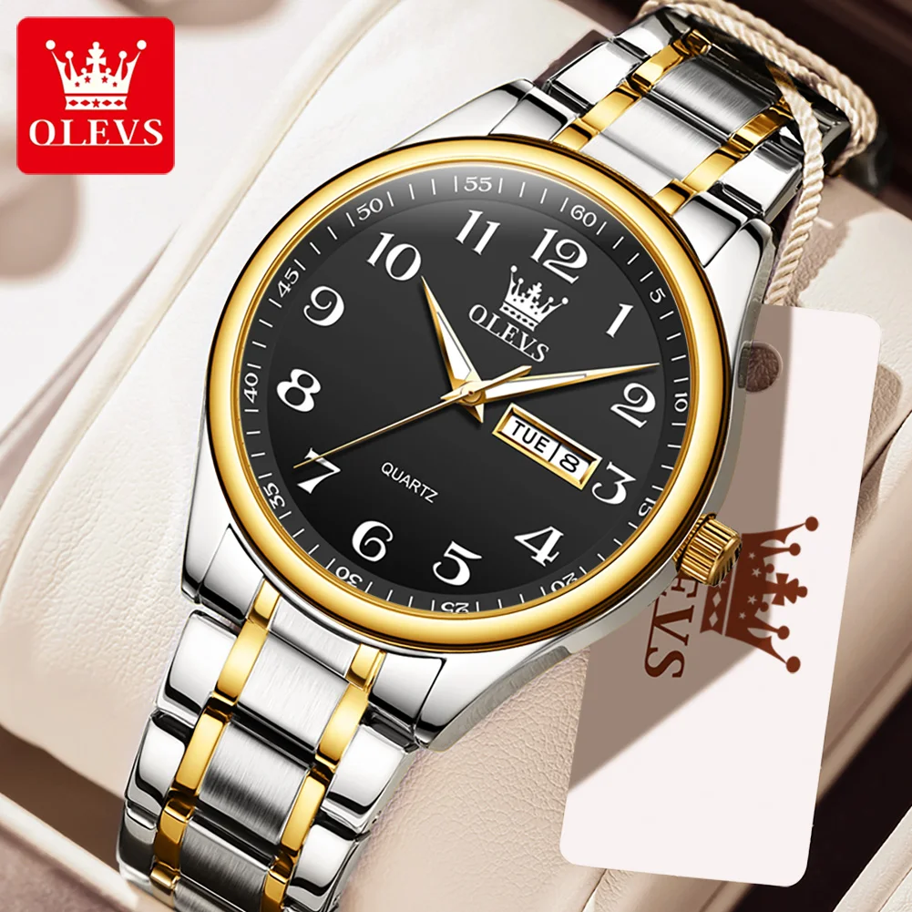 Брендовые мужские часы OLEVS, кварцевые часы с календарем недели, водонепроницаемые 5567 
Брендовые мужские часы OLEVS, кварцевые часы с календарем недели, водонепроницаемые 5567