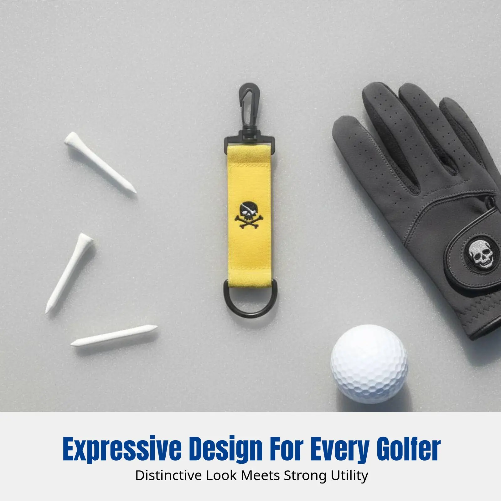 Sport Tee Holder, Bone Pattern, Double-Sided Hook and Loop Glove Hanger, Multi-Color Nylon, Versatile Storage Accessory
Sport Tee Holder, Bone Pattern, Double-Sided Hook and Loop Glove Hanger, Multi-Color Nylon, Versatile Storage Accessory