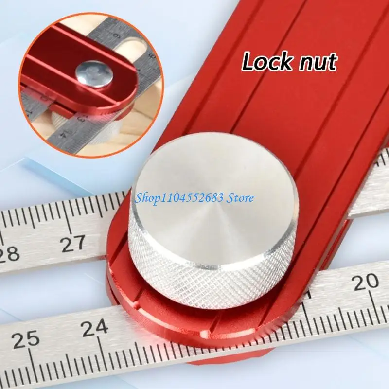 Y6GD High Accuracy Aluminum Woodworking Square Ruler with 90 & 45 Degree Angles Suitable for Accurate Marking & Measuring
Y6GD High Accuracy Aluminum Woodworking Square Ruler with 90 & 45 Degree Angles Suitable for Accurate Marking & Measuring
