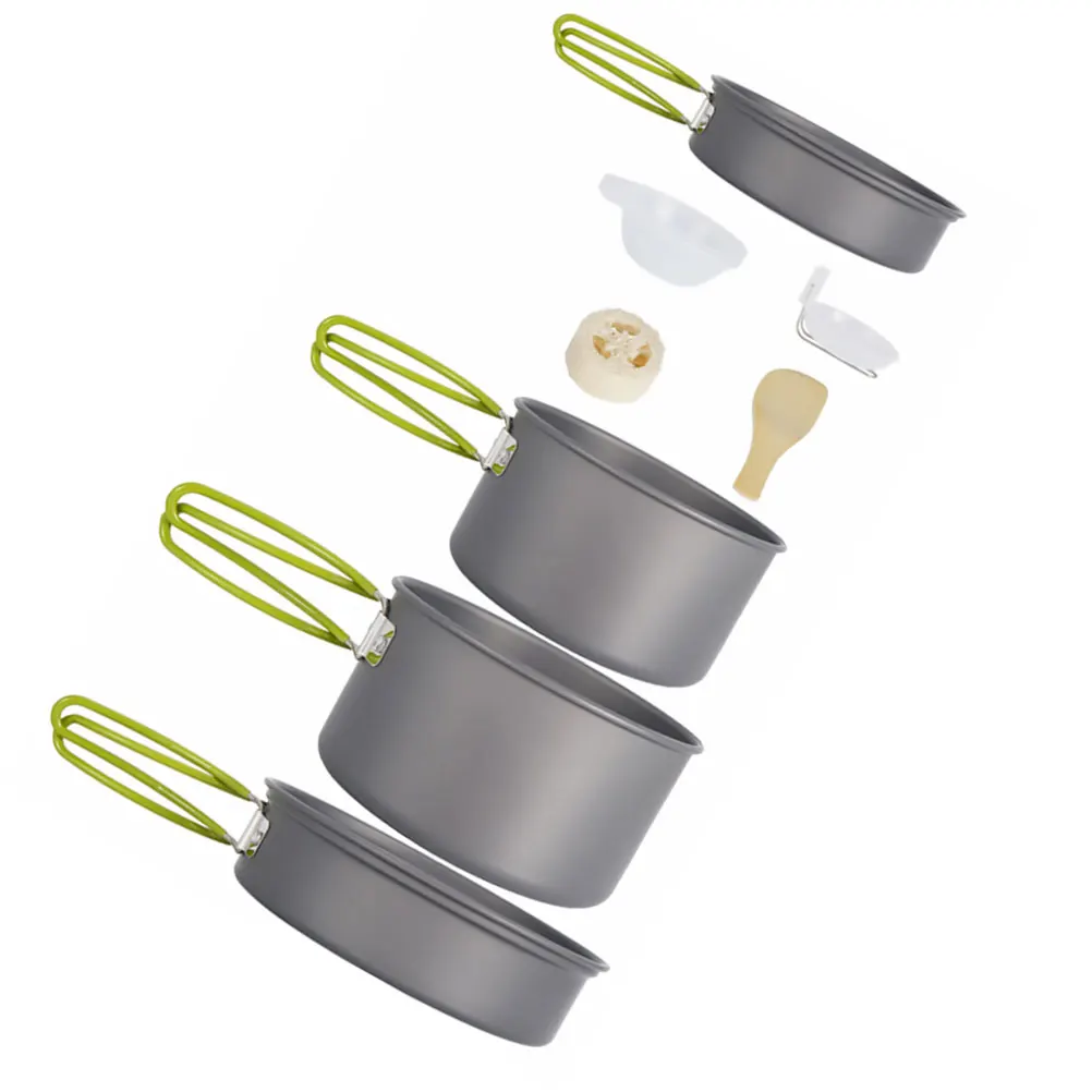 Picnic Fishing Cookware Set Three to Four People Outdoor Space-saving Non-stick Cooking Pan Convenient Carry
Picnic Fishing Cookware Set Three to Four People Outdoor Space-saving Non-stick Cooking Pan Convenient Carry
