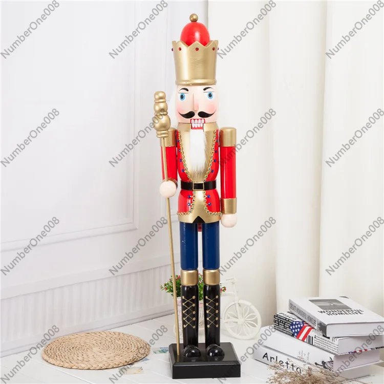 90CM large ornament Nutcracker Christmas ornament, painted puppets, Christmas party decorations
90CM large ornament Nutcracker Christmas ornament, painted puppets, Christmas party decorations