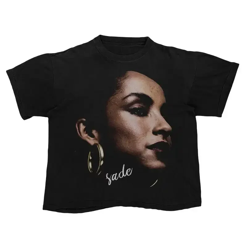 Vintage 90's Sade Adu Tees Sade Rap Hip Hop Unisex Printed Tshirt Graphic Bigsize Short Sleeve Tops Men Women Essential for Fans
Vintage 90's Sade Adu Tees Sade Rap Hip Hop Unisex Printed Tshirt Graphic Bigsize Short Sleeve Tops Men Women Essential for Fans