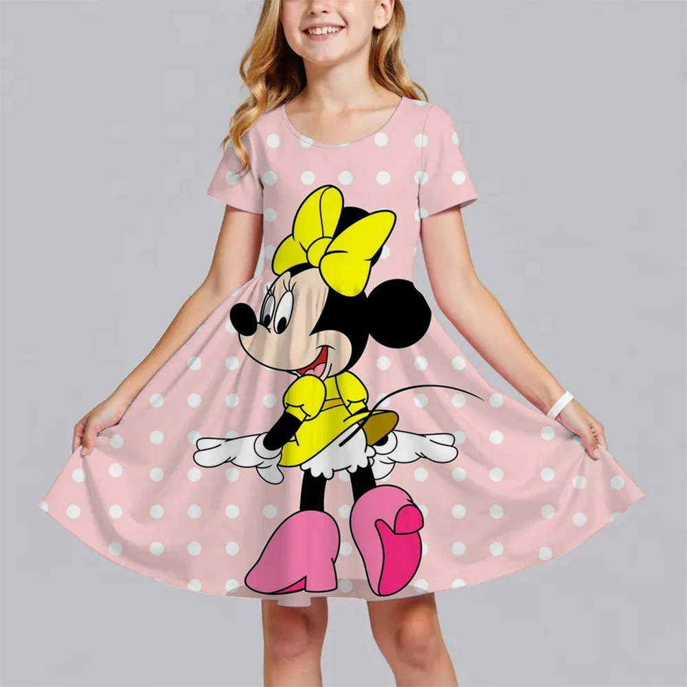 Miniso summer fashion new children's short sleeved dress cute Mickey Mouse 3D printed clothing high-quality trendy clothing
Miniso summer fashion new children's short sleeved dress cute Mickey Mouse 3D printed clothing high-quality trendy clothing