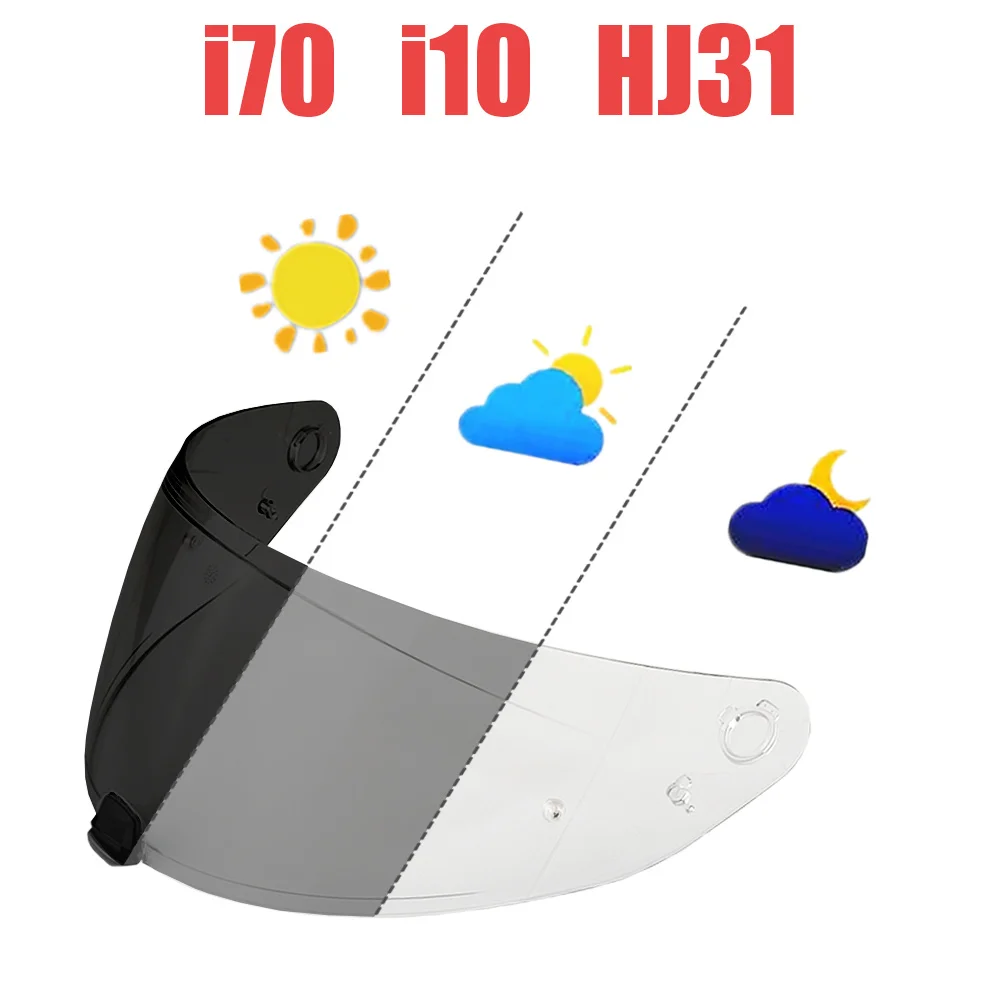 HJ31 Photochromic Visor for HJC i70 i10 HJ31 Helmet Face Shield Replacement Lens Windproof UV Protection Visera Casco Moto Lente 
HJ31 Photochromic Visor for HJC i70 i10 HJ31 Helmet Face Shield Replacement Lens Windproof UV Protection Visera Casco Moto Lente