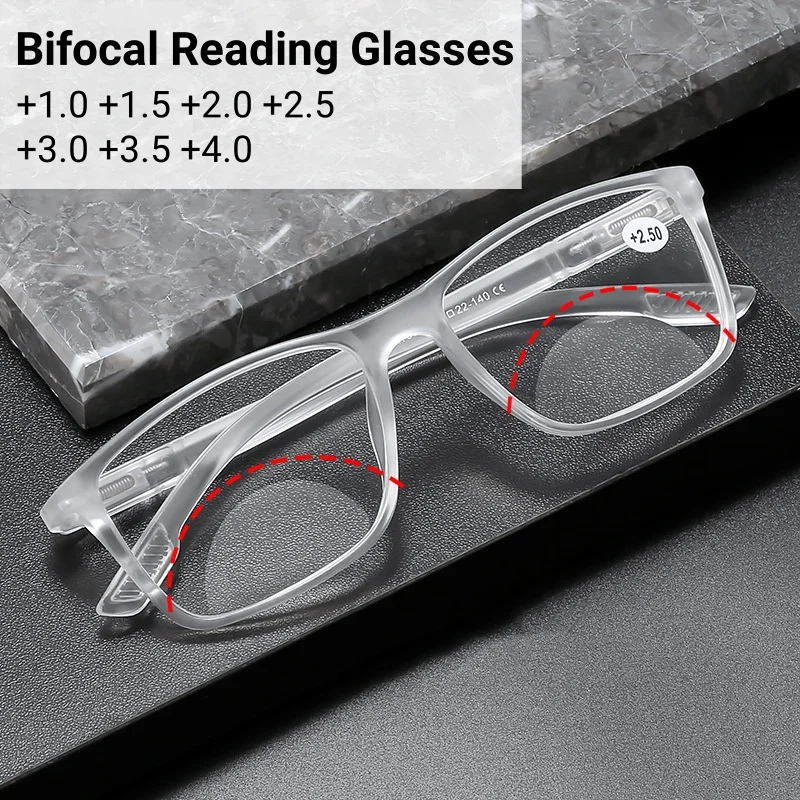 Simple and Advanced Bifocal Reading Glasses for Men and Women, High-definition Mobile Reading Glasses with Spring Legs
Simple and Advanced Bifocal Reading Glasses for Men and Women, High-definition Mobile Reading Glasses with Spring Legs