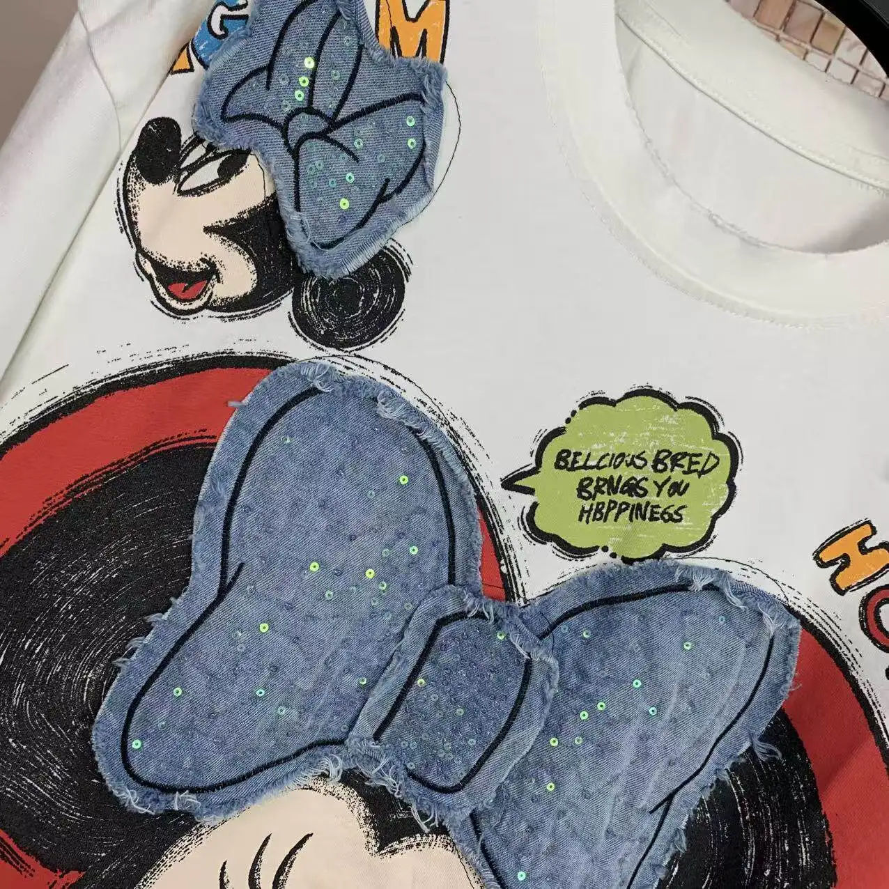 Cartoon Tee Trendy Summer New Heavy Industry Washed Patch Printed Fashionloose Short Sleeve T-shirt Women Clothing
Cartoon Tee Trendy Summer New Heavy Industry Washed Patch Printed Fashionloose Short Sleeve T-shirt Women Clothing